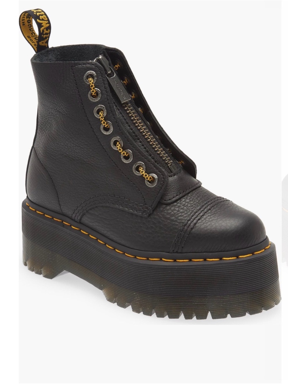 Dr. Martens Women’s Sinclair Max Platform Boot. Black. Size 11.
